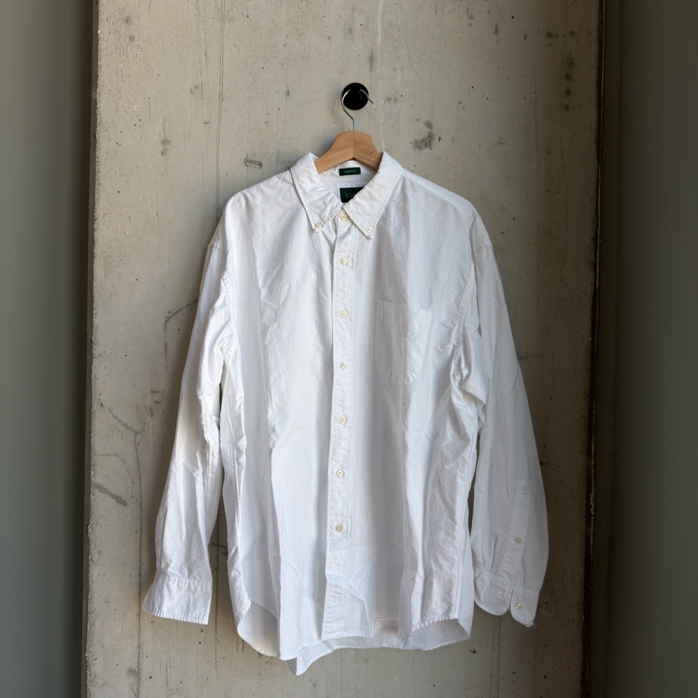 J.Crew Giant Oxford White Shirt